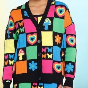 Social Collision Rainbow Checkerboard
Mushroom Butterfly Cardigan
Medium